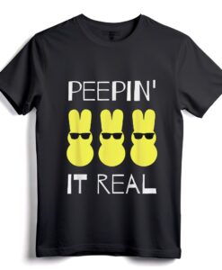 Lustiges Oster-Shirt-Outfit für Kleinkinder, Jungen und Mädchen  süßes, individuelles Peepin It Real Easter-T-Shirt für Kinder