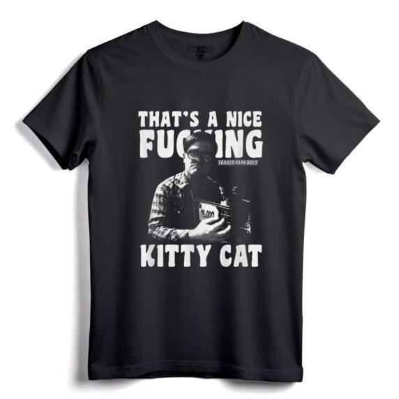 Trailer Park Boys Bubbles Kitty Cat Grafik-T-Shirt  Offiziell lizenziertes Sunnyvale-T-Shirt für Fans von Ricky, Julian und Bubbles